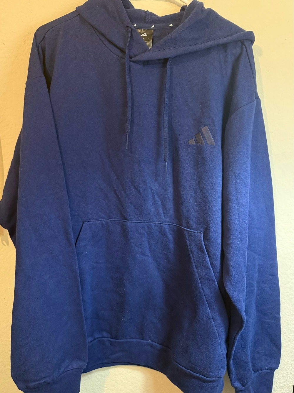 adidas Men’s Dark Blue Pullover Hoodie